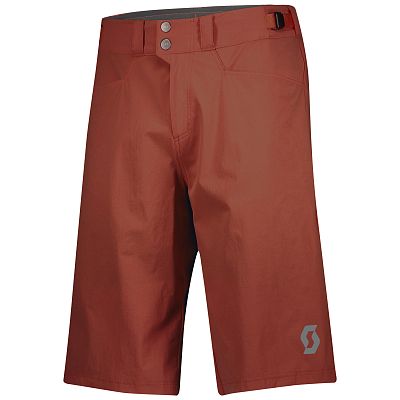 Превью  Велошорты SCOTT Flow W/Pad Rust Red